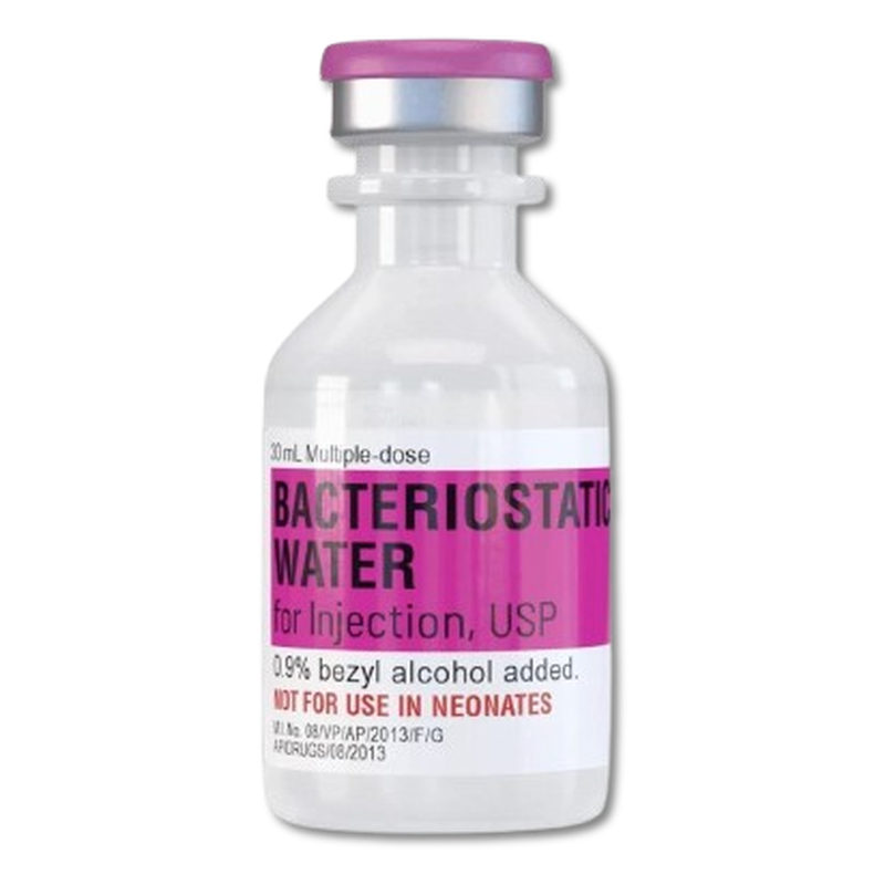 Vial Research Bacteriostatic Water 10mL research vial — Ancillaries