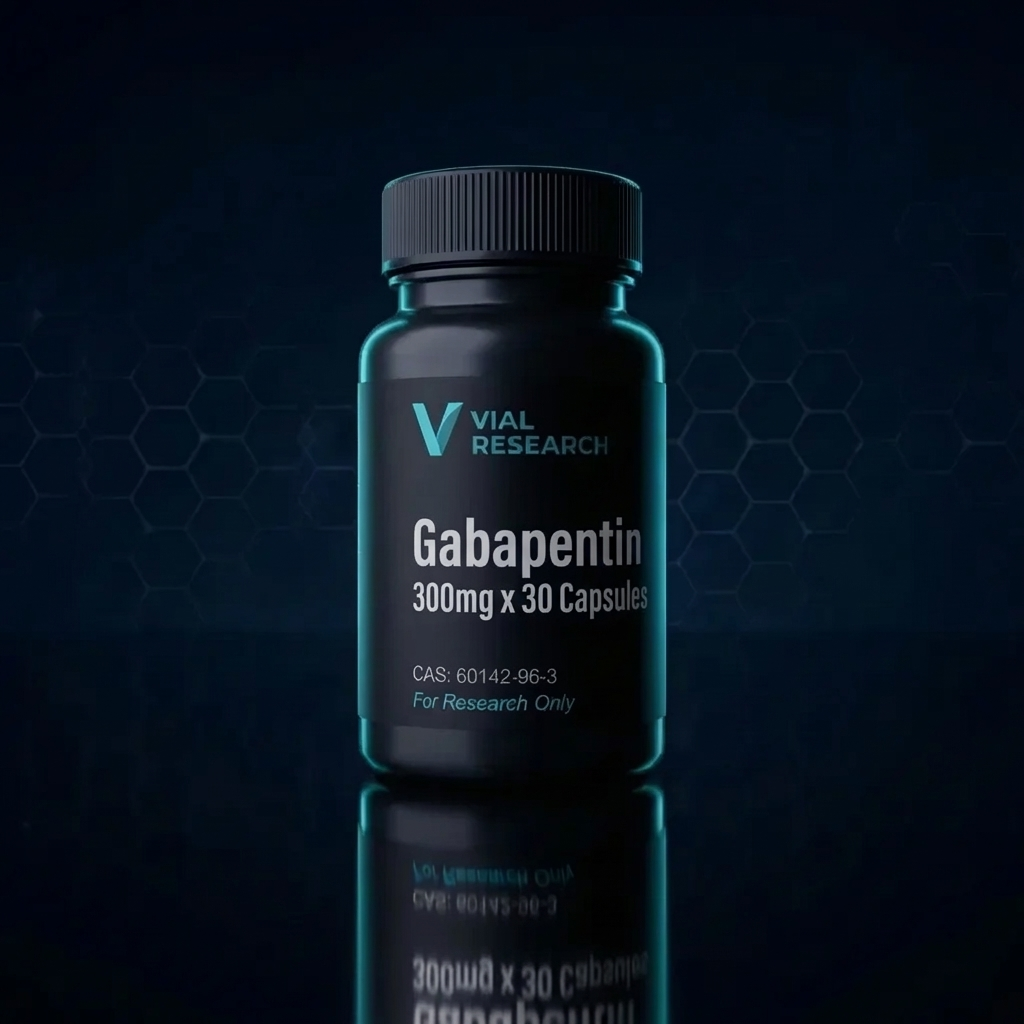 Vial Research Gabapentin 300mg x 30 Capsules research vial — Nootropics & Cognitive