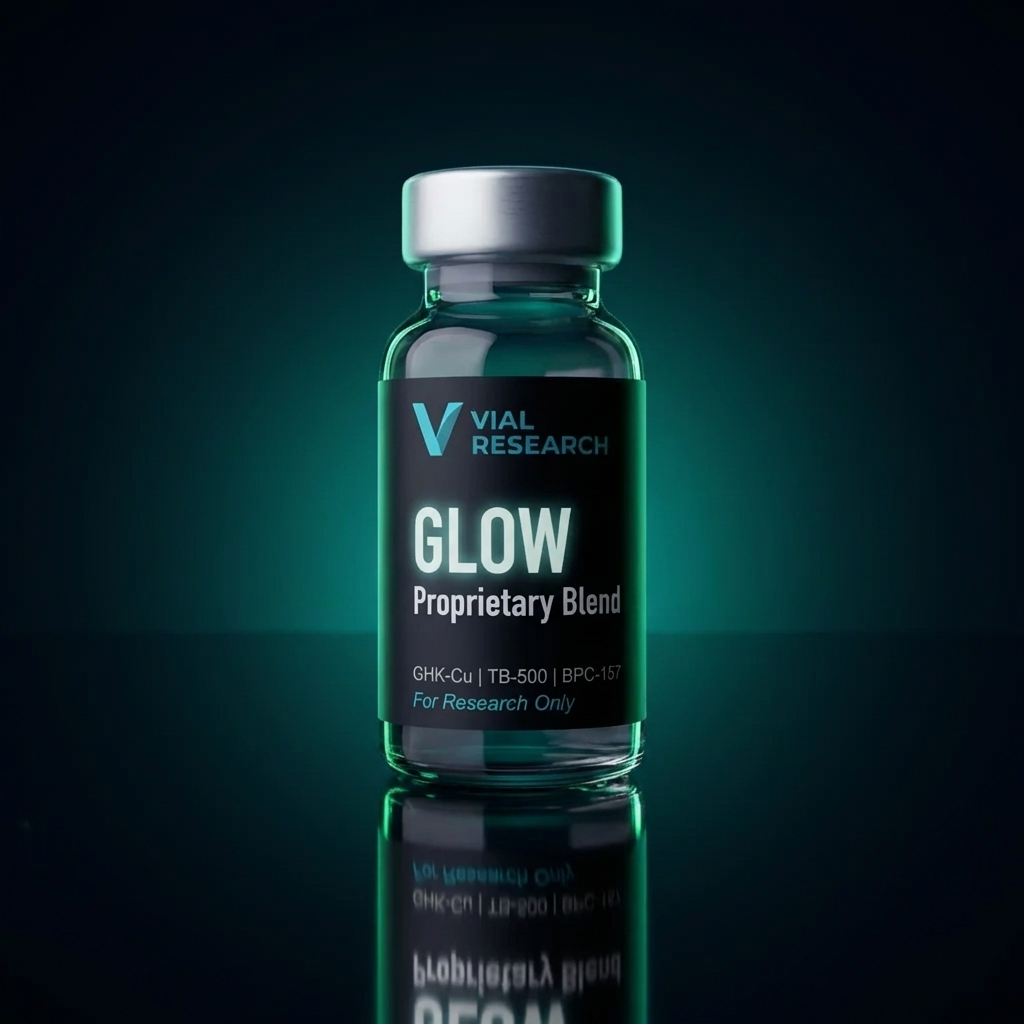 Vial Research GLOW Proprietary Blend research vial — Skin & Beauty