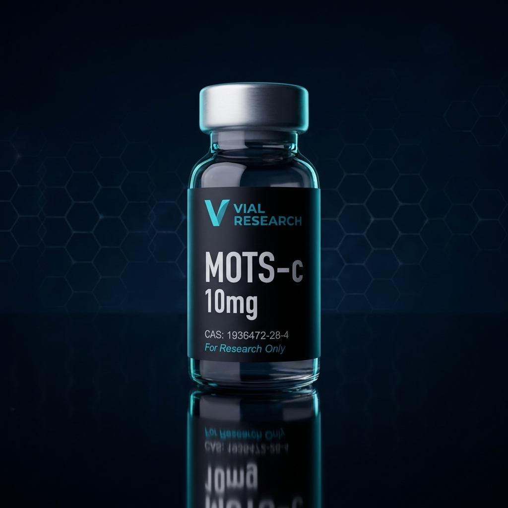 Vial Research MOTS-c 10mg research vial — Longevity & Anti-Aging