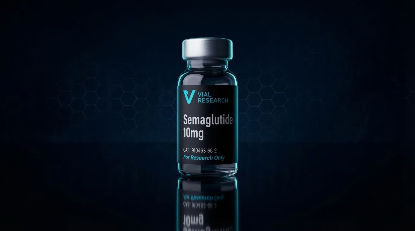 Vial Research Semaglutide 10mg research vial — GLP-1 Agonists